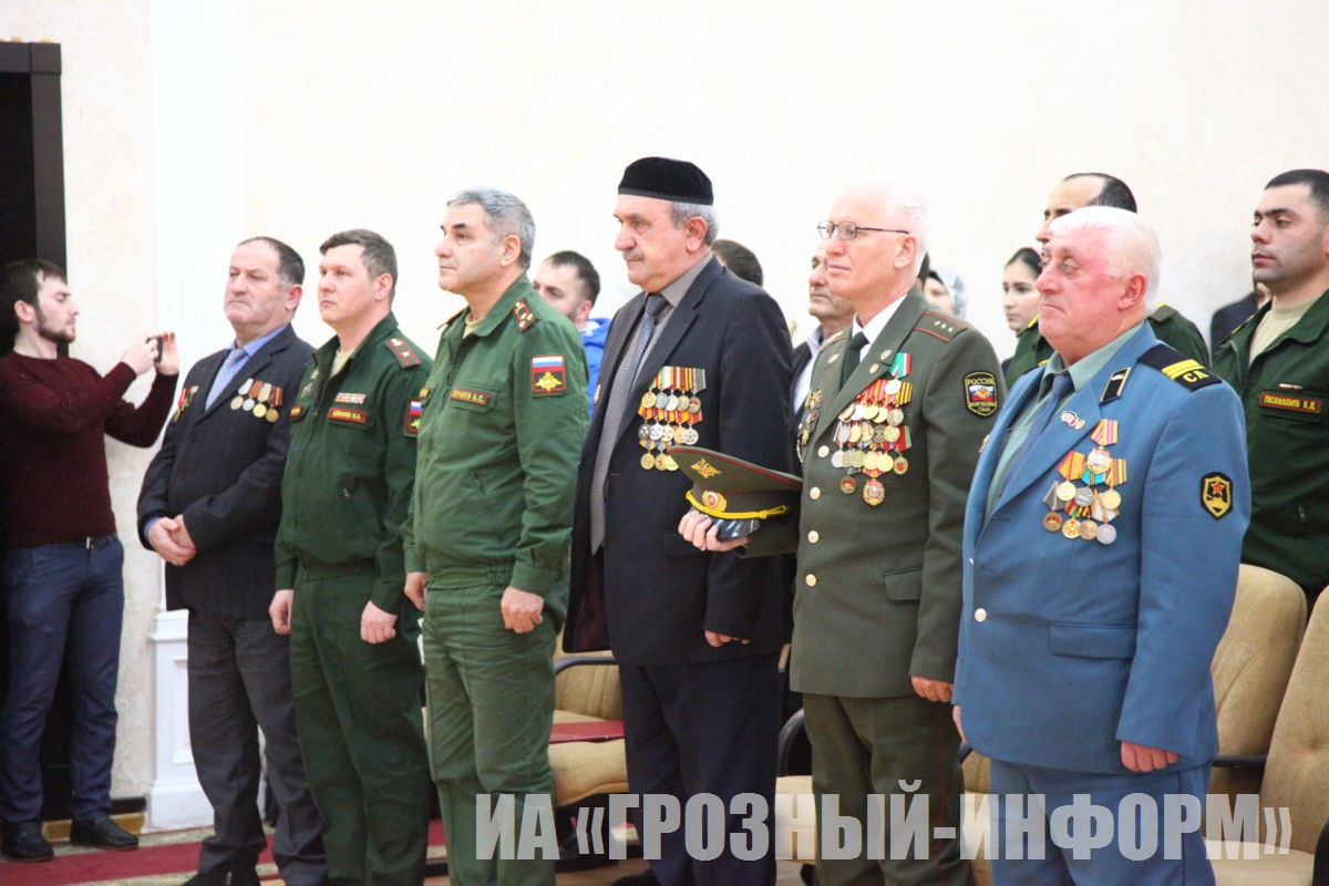 День защитника Отечества отметили в Миннаце Чеченской Республике
