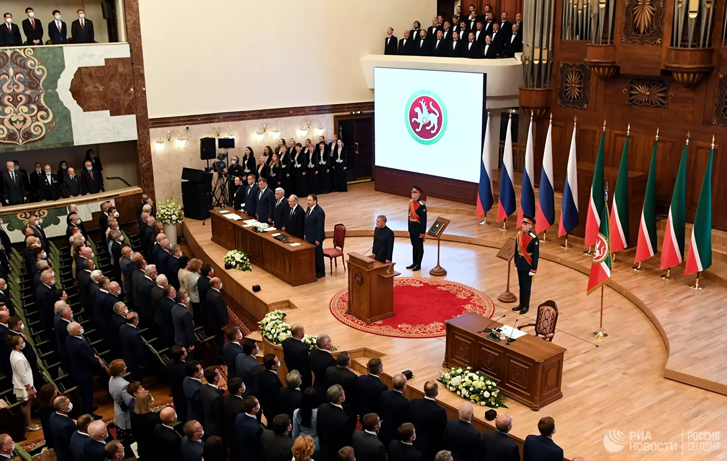 ЧЕЧНЯ. Рамзан Кадыров поздравил Рустама Минниханова с инаугурацией