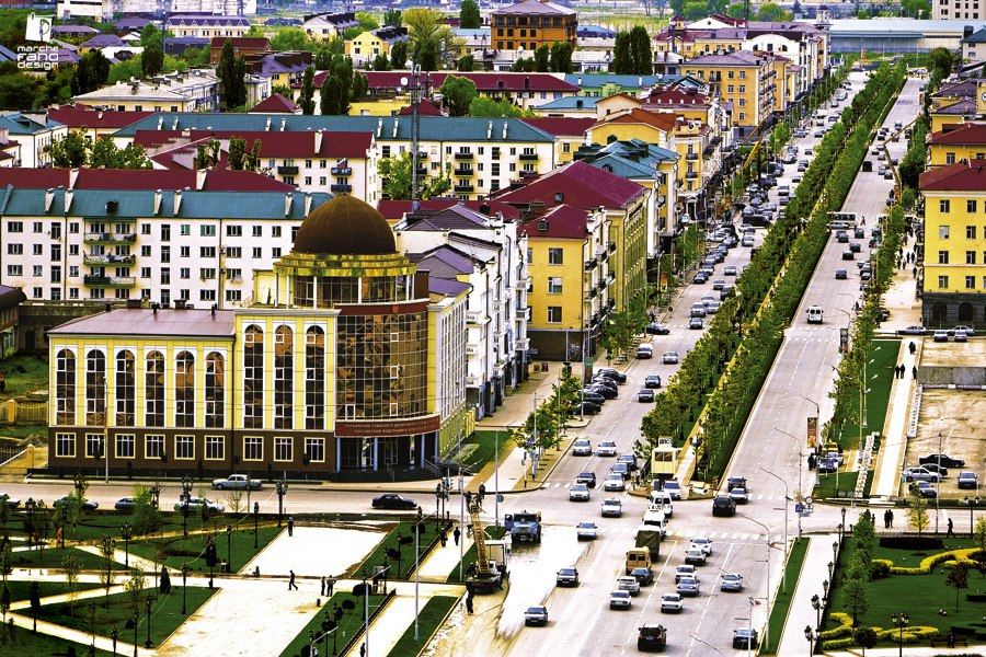 Улицы Грозного Фото